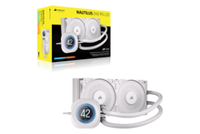 Corsair Nautilus 240 RS LCD AIO Liquid Cooler White — 2