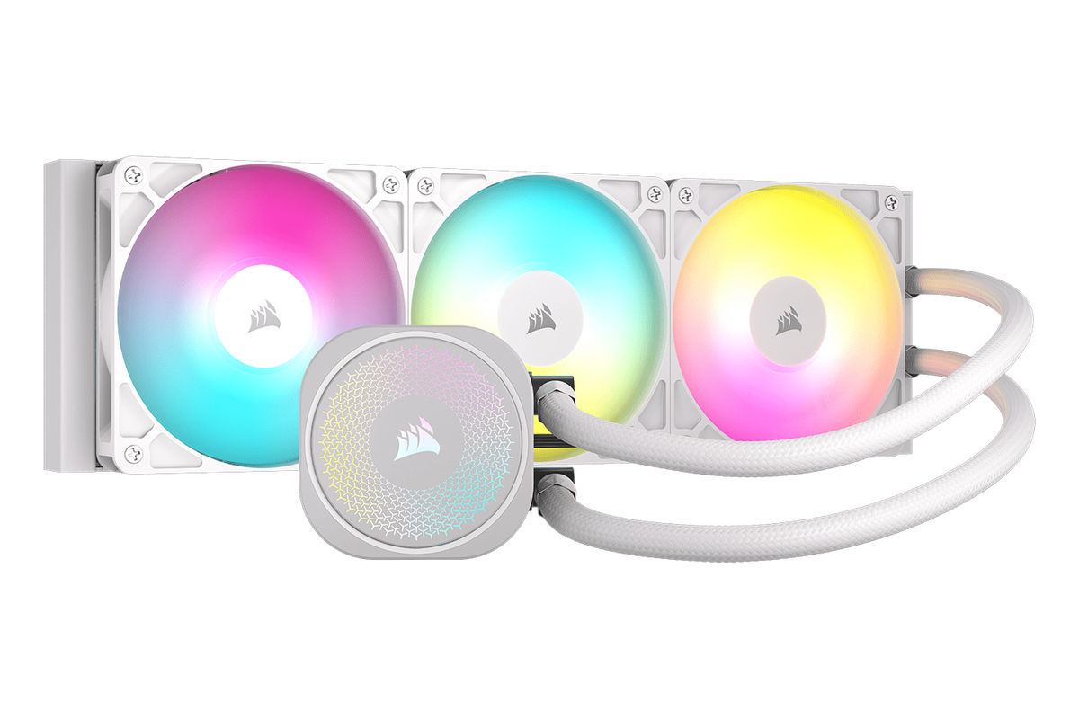 Corsair Nautilus 360 RS ARGB AIO Liquid Cooler White — 1