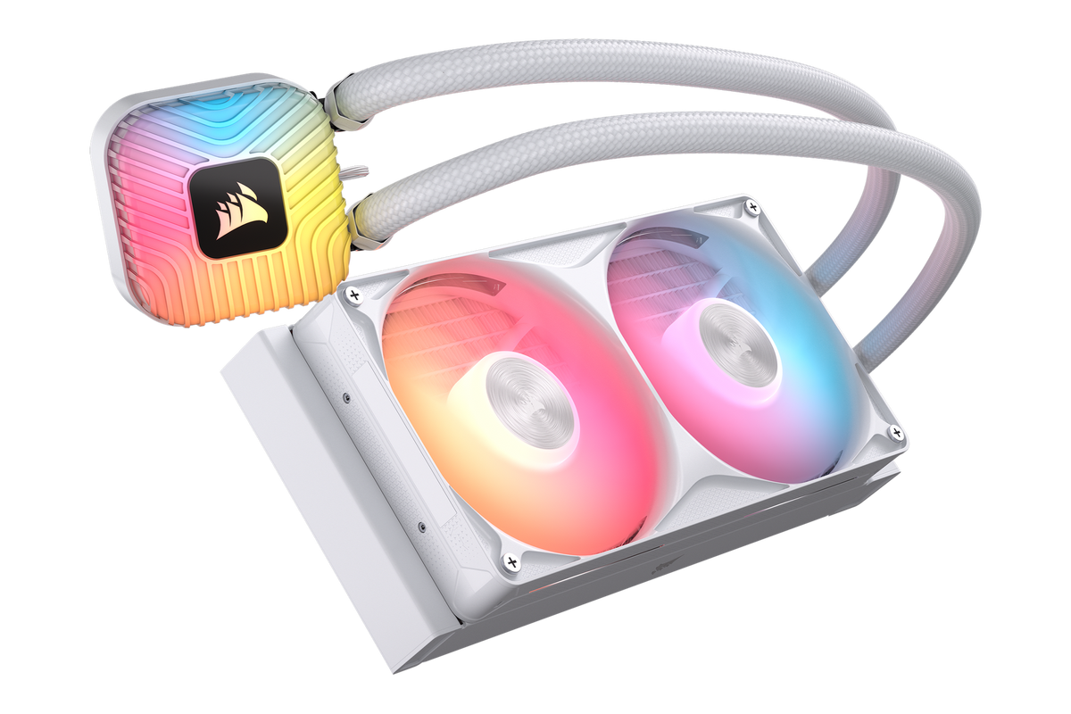Corsair Nautilus II 240 RS ARGB AIO Liquid Cooler White — 1