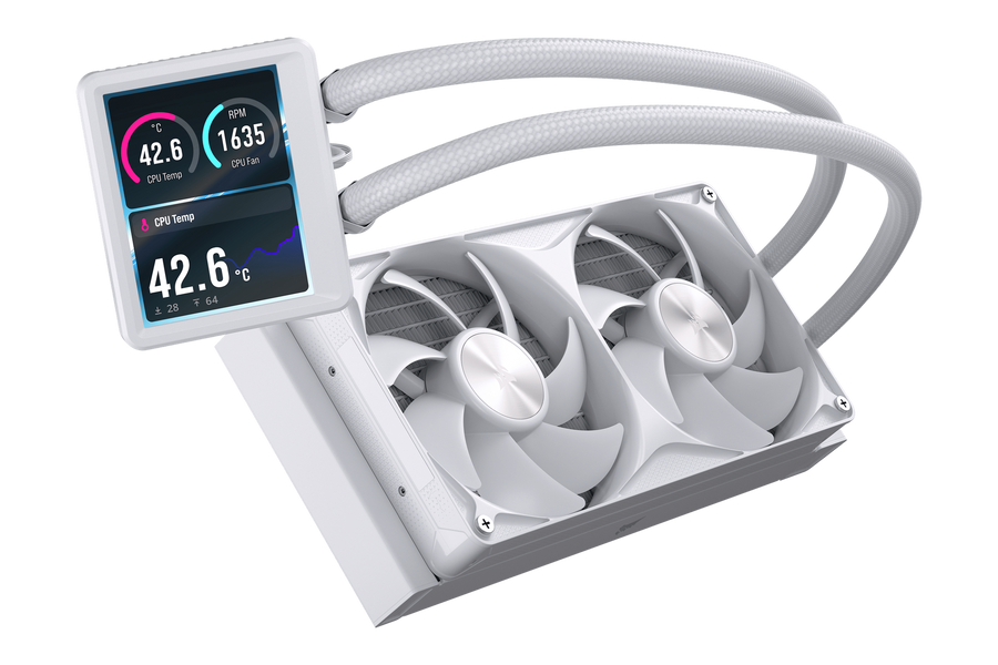 Corsair Nautilus II 240 RS LCD AIO Liquid Cooler White — 1