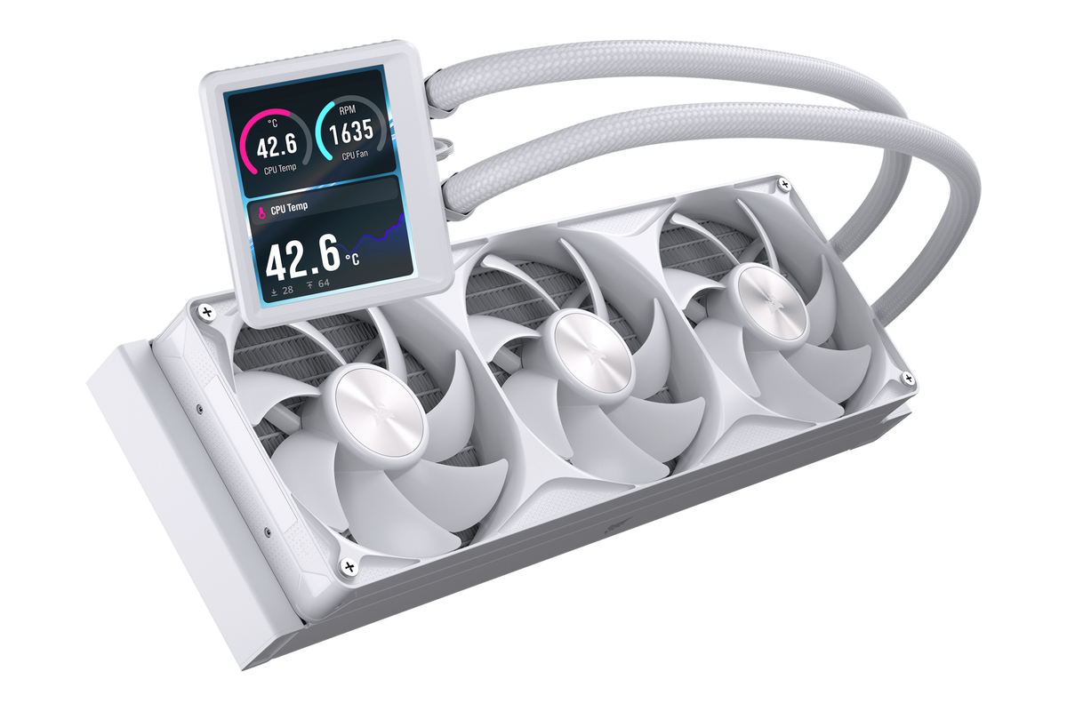 Corsair Nautilus II 360 RS LCD AIO Liquid Cooler White — 1