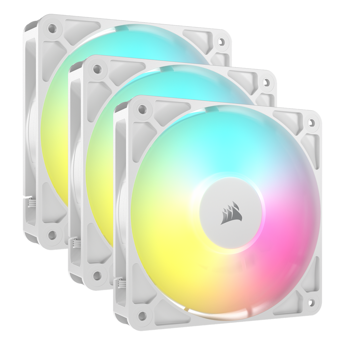 Corsair RS120 ARGB 120mm 3-Pack White Case Fan — 1