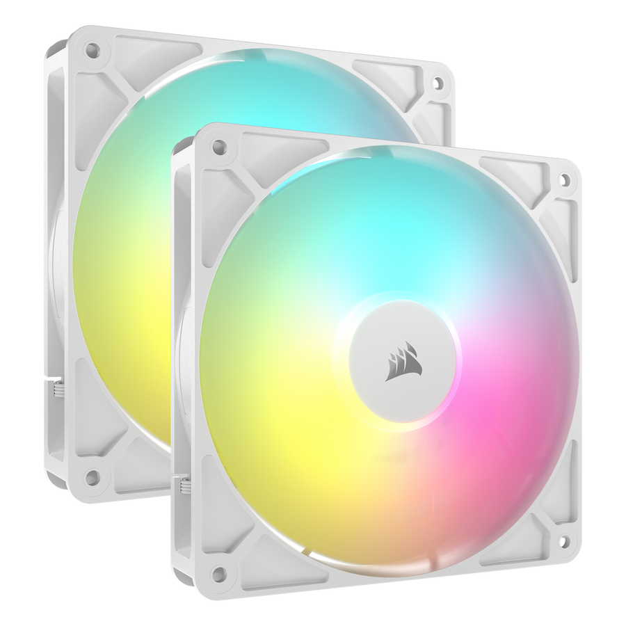 Corsair RS140 ARGB 140mm 2-Pack White Case Fan — 1