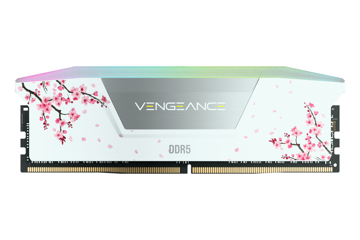 Corsair Vengeance RGB 32GB (2x16GB) DDR5-6000 CL38 White EXPO / XMP (CMH32GX5M2D6000Z38WCB) — 1