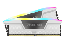 Corsair Vengeance RGB 64GB (2x32GB) DDR5-6000 CL30 White EXPO / XMP — 6
