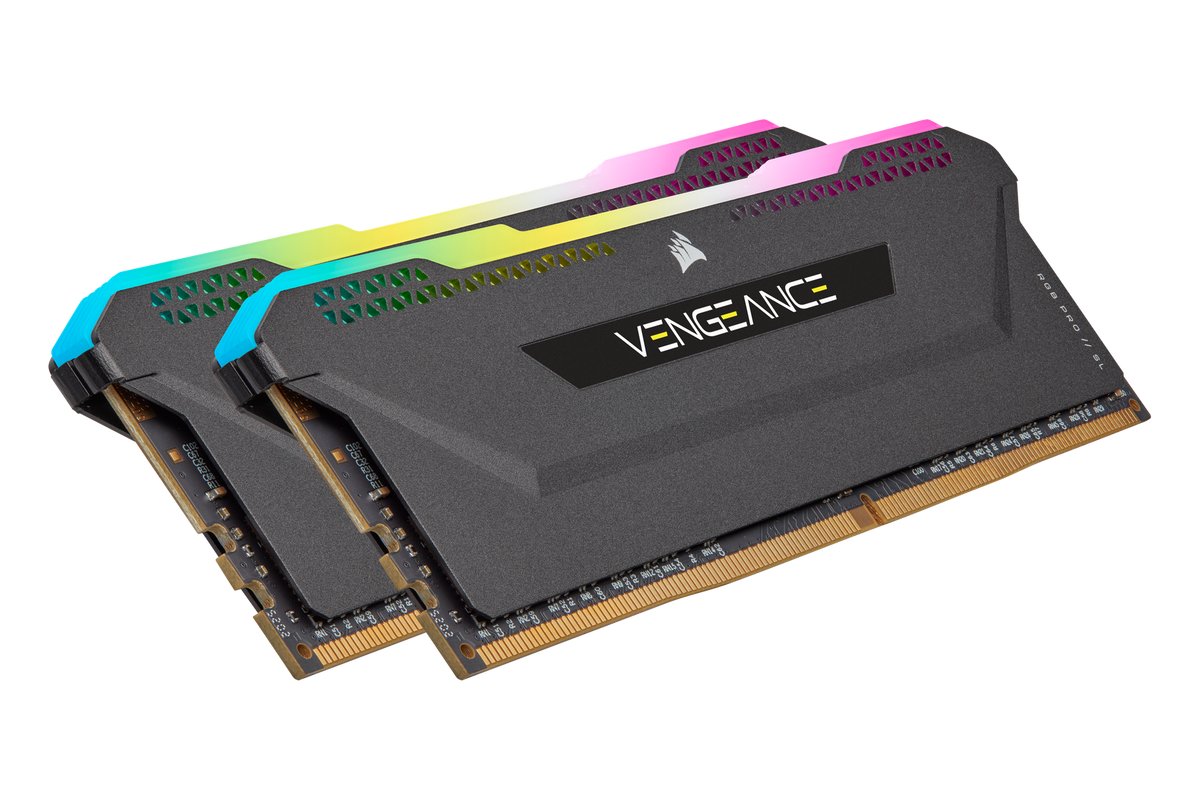Corsair Vengeance RGB Pro SL 32GB (2x16GB) DDR4-3200 CL16 (CMH32GX4M2Z3200C16) — 1