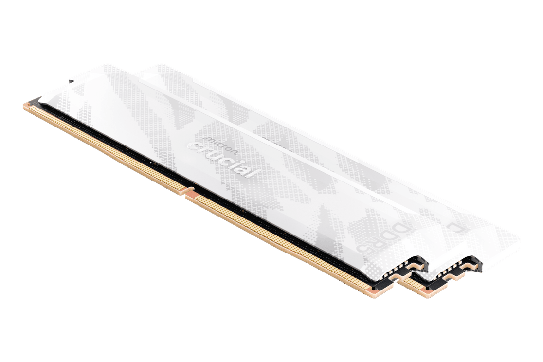 Crucial Pro Overclocking 32GB (2x16GB) DDR5-6400 CL32 White — 1