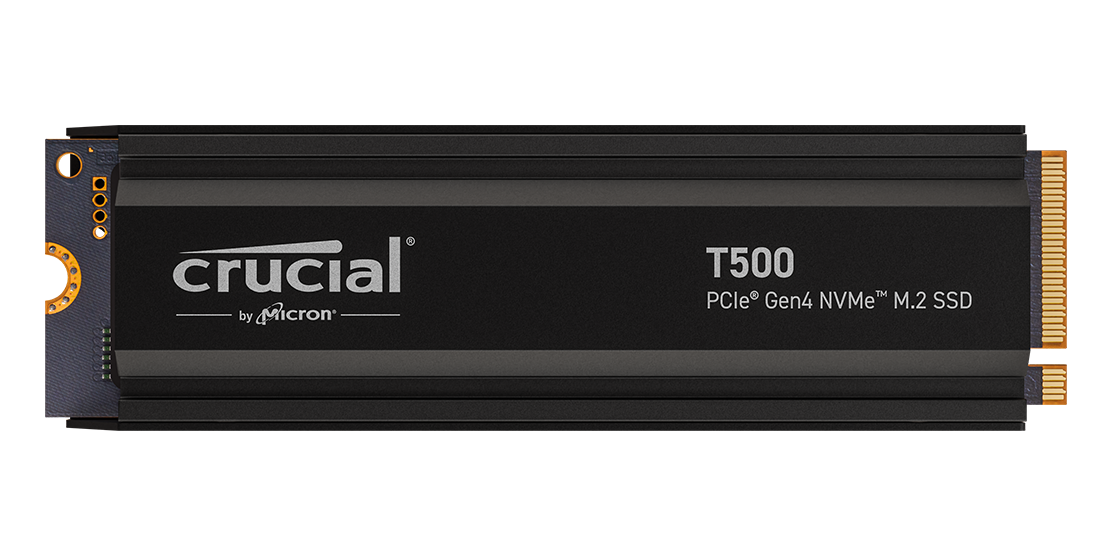 Crucial T500 4TB PCIe 4.0 NVMe with Heatsink — 1