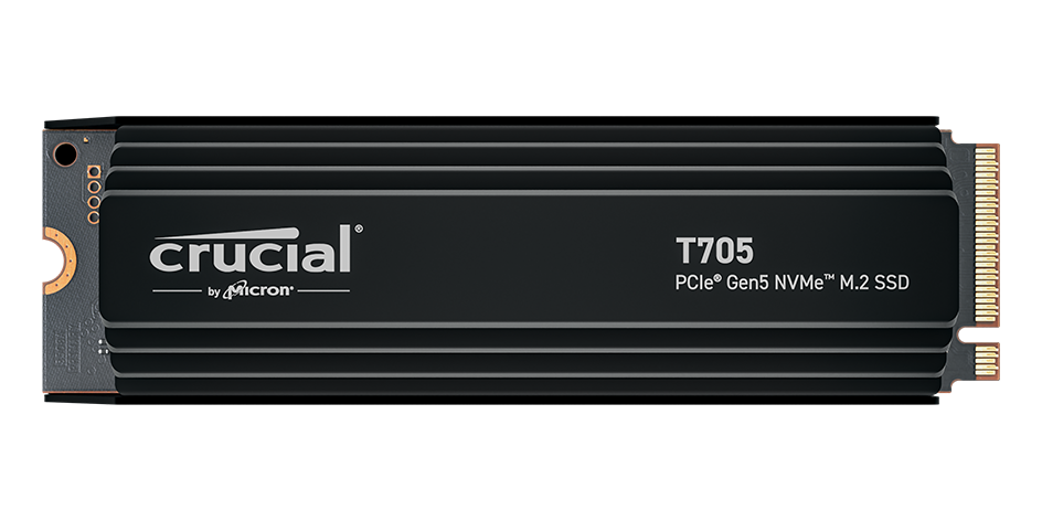 Crucial T705 4TB PCIe 5.0 NVMe with Heatsink — 1