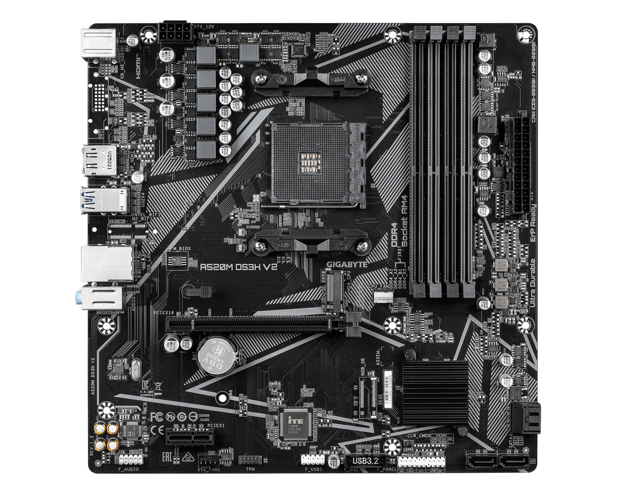 Gigabyte A520M DS3H V2 — 1