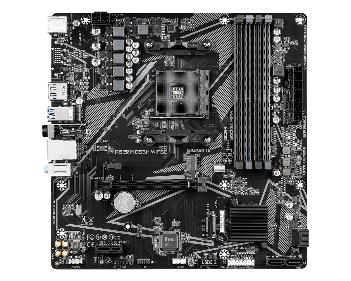 Gigabyte A520M DS3H WIFI6E — 1