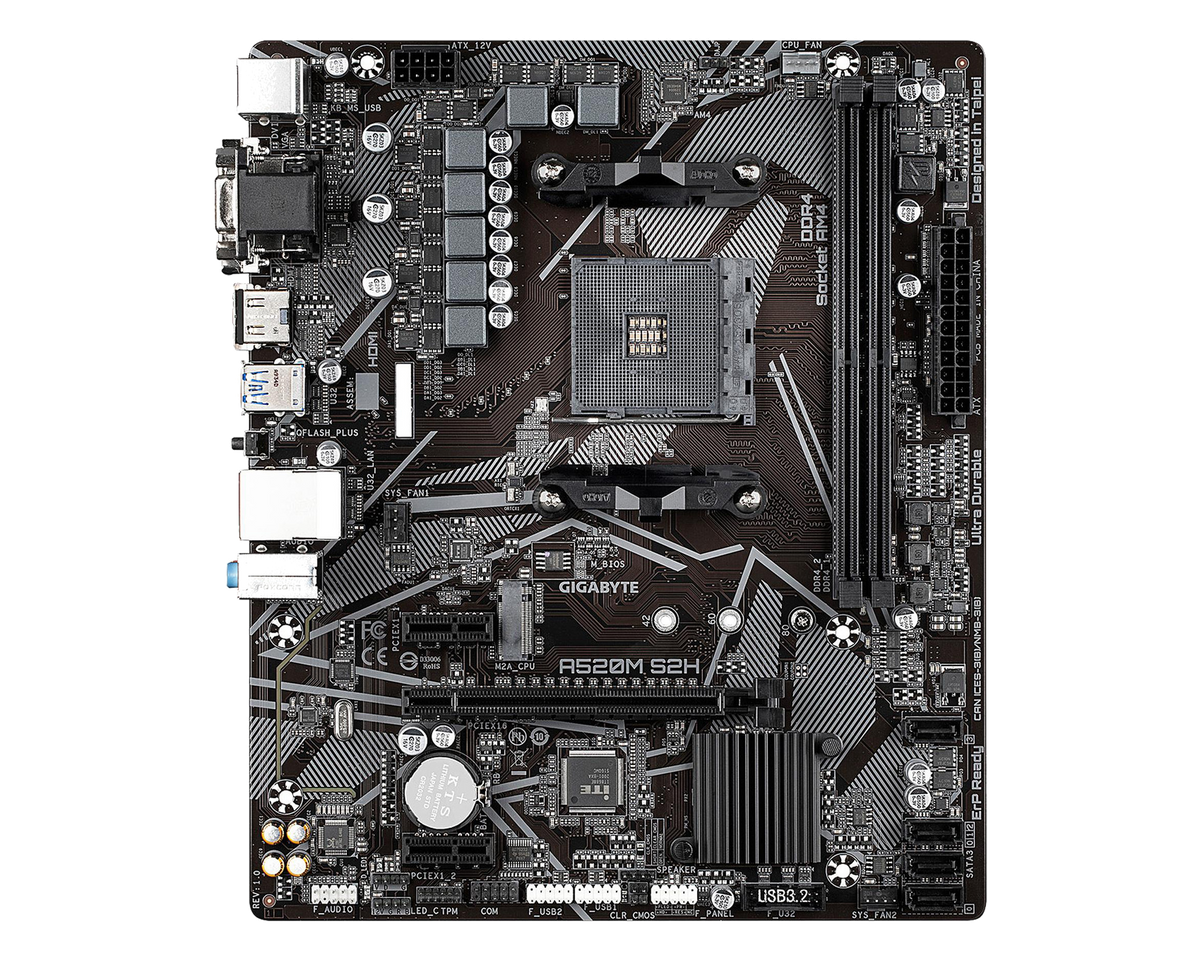 Gigabyte A520M S2H — 1