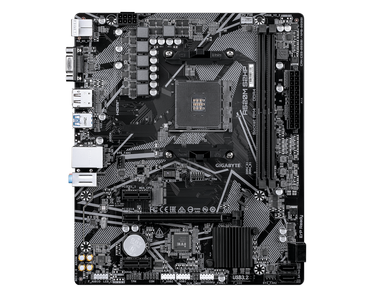 Gigabyte A520M S2HP — 1