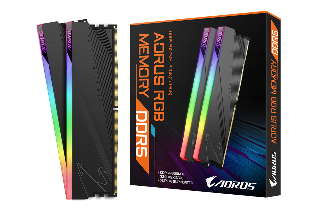 Gigabyte AORUS RGB 32GB (2x16GB) DDR5-6000 CL40 Grey — 1
