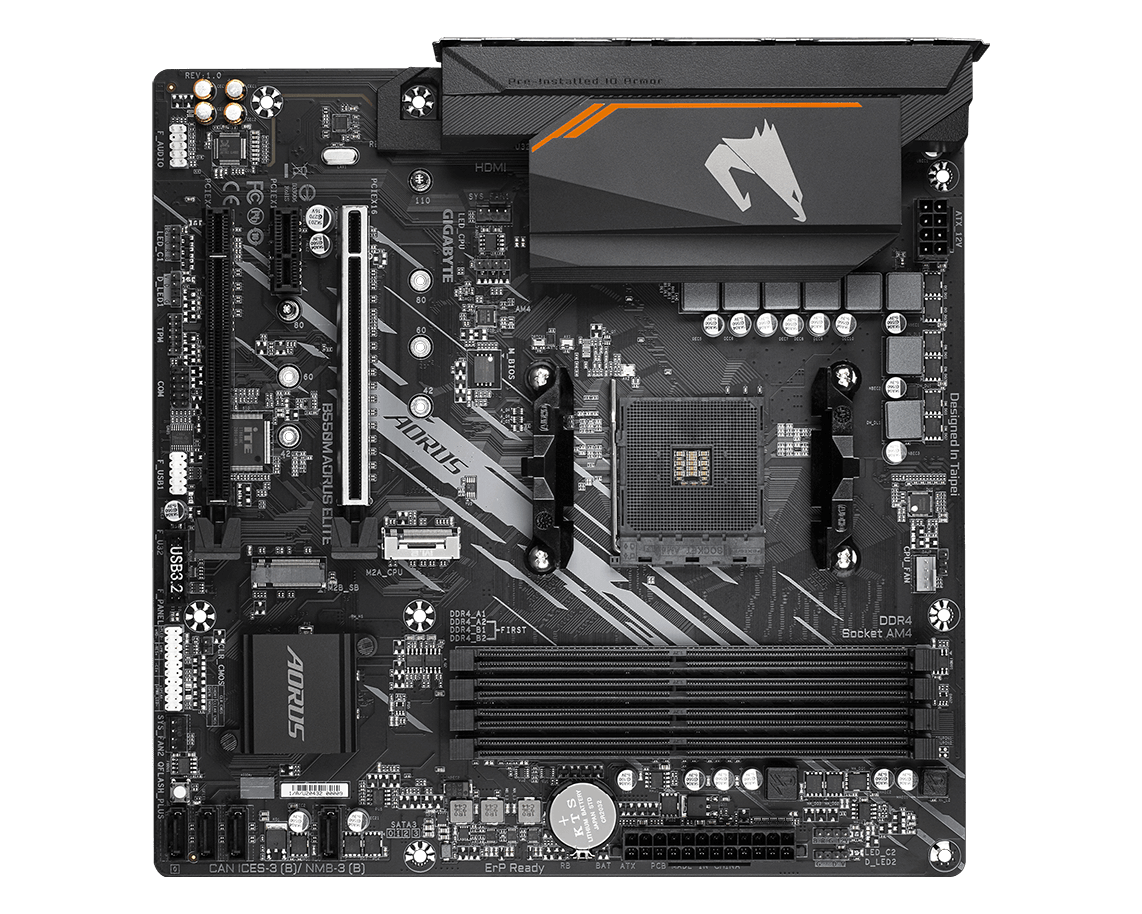 Gigabyte B550M AORUS ELITE — 1