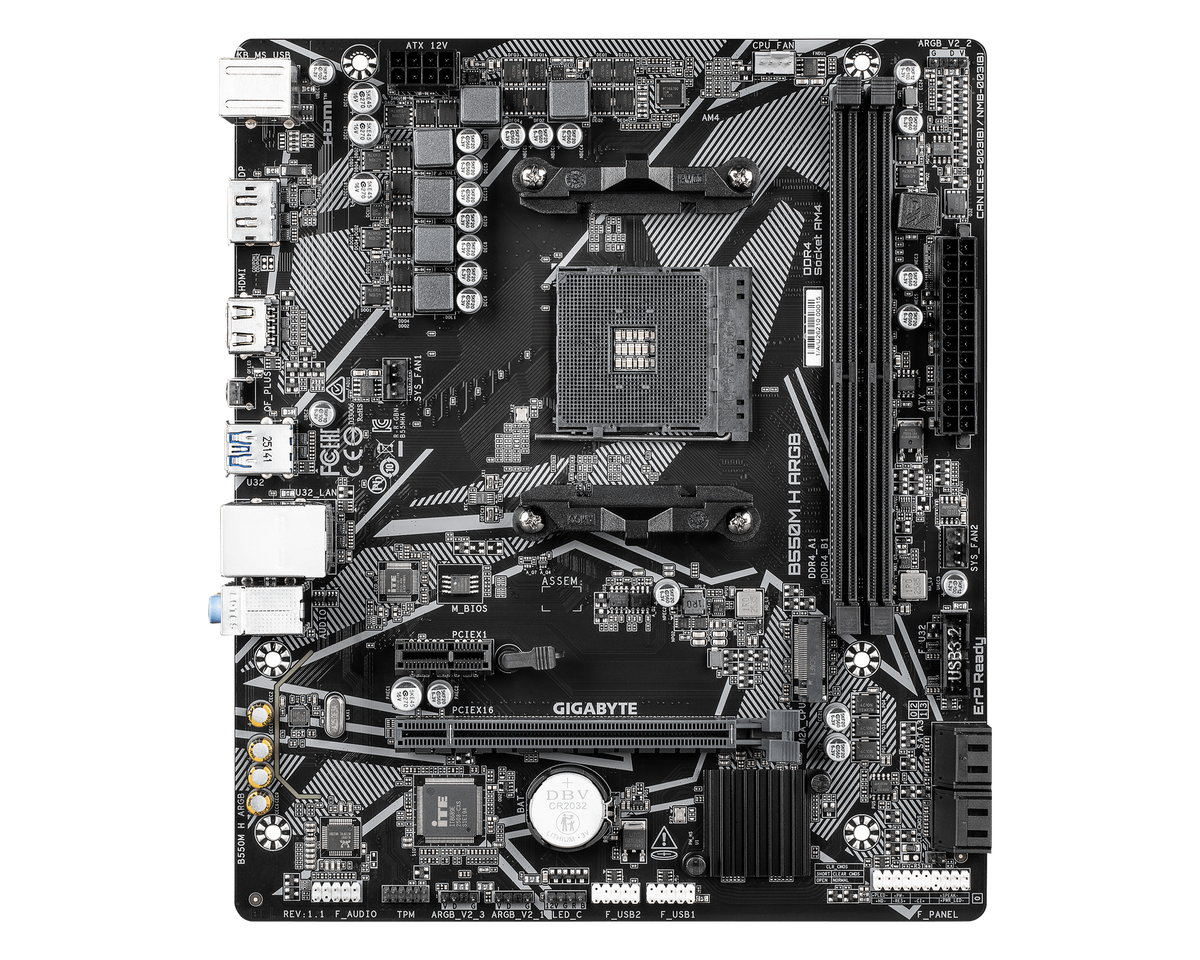 Gigabyte B550M H ARGB — 1