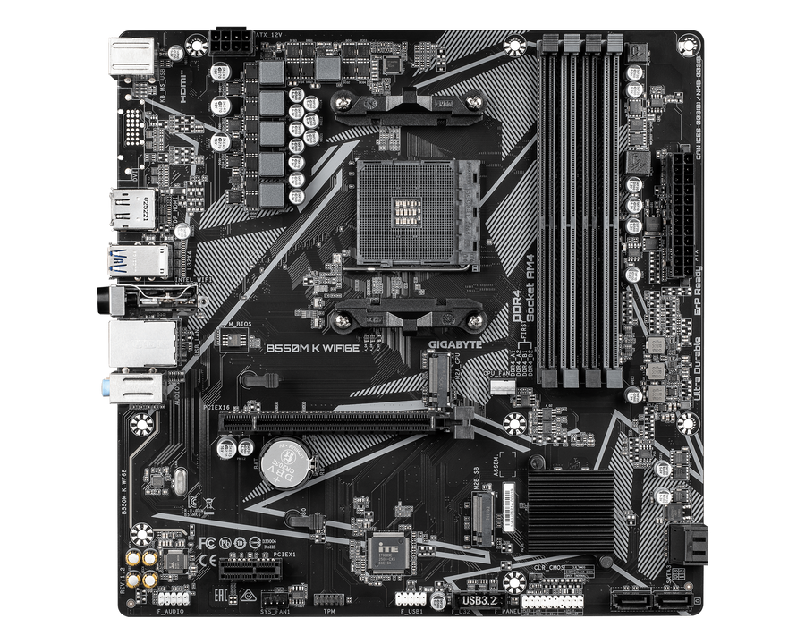 Gigabyte B550M K WIFI6E — 1
