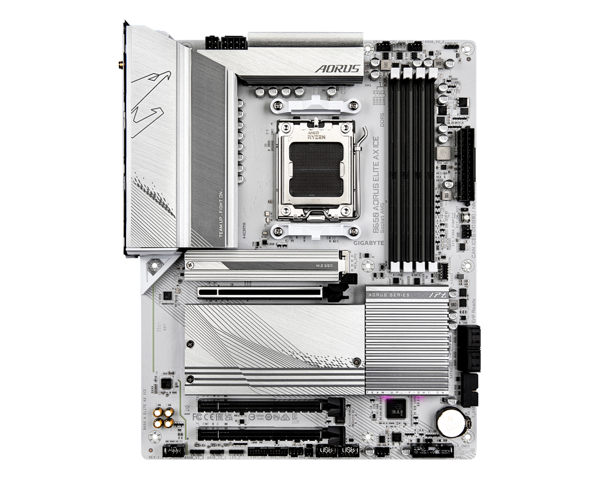 Gigabyte B650 AORUS ELITE AX ICE — 1