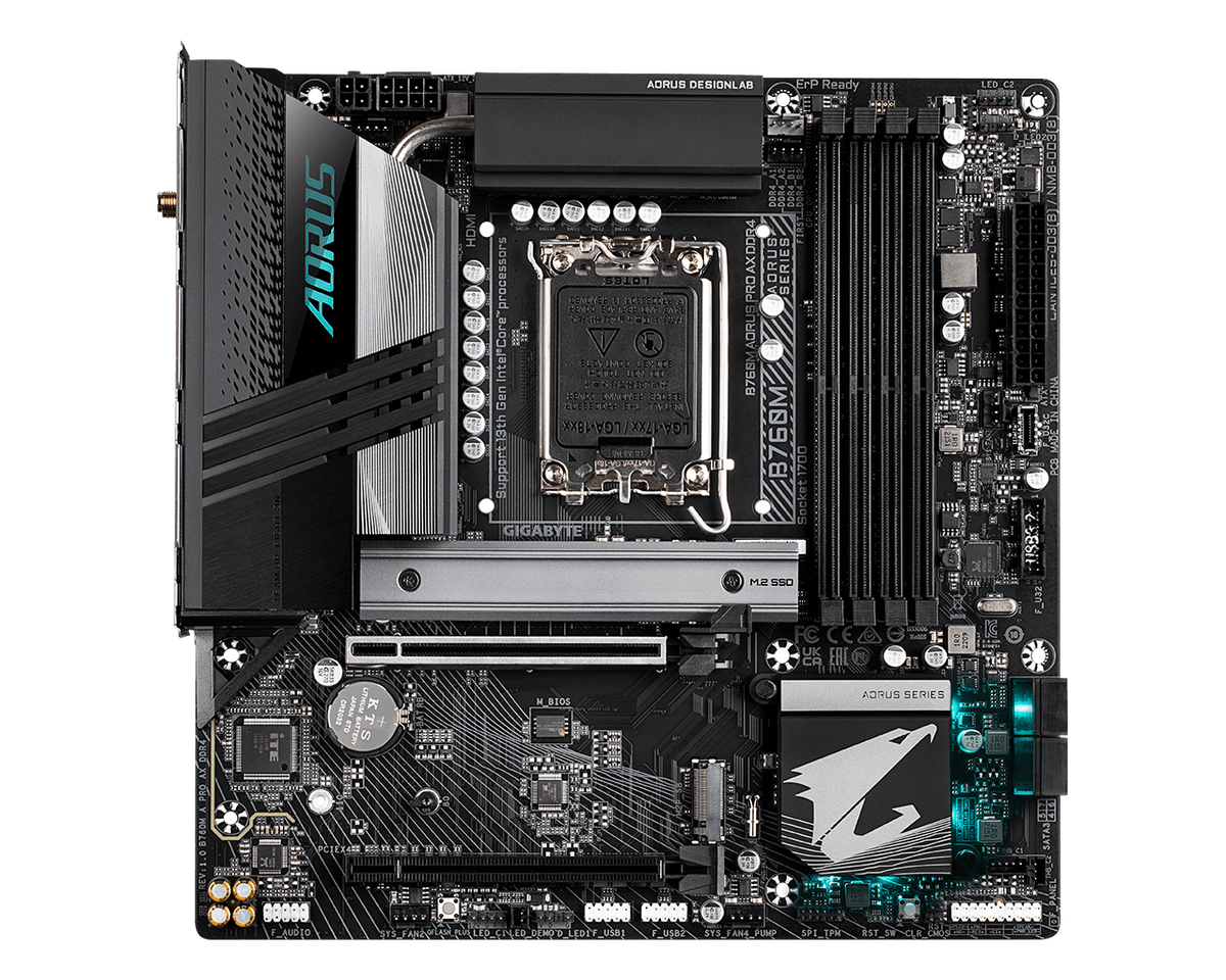 Gigabyte B760M AORUS PRO AX DDR4 — 1