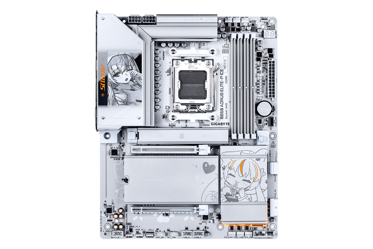 Gigabyte B850 AORUS ELITE-P ICE — 1