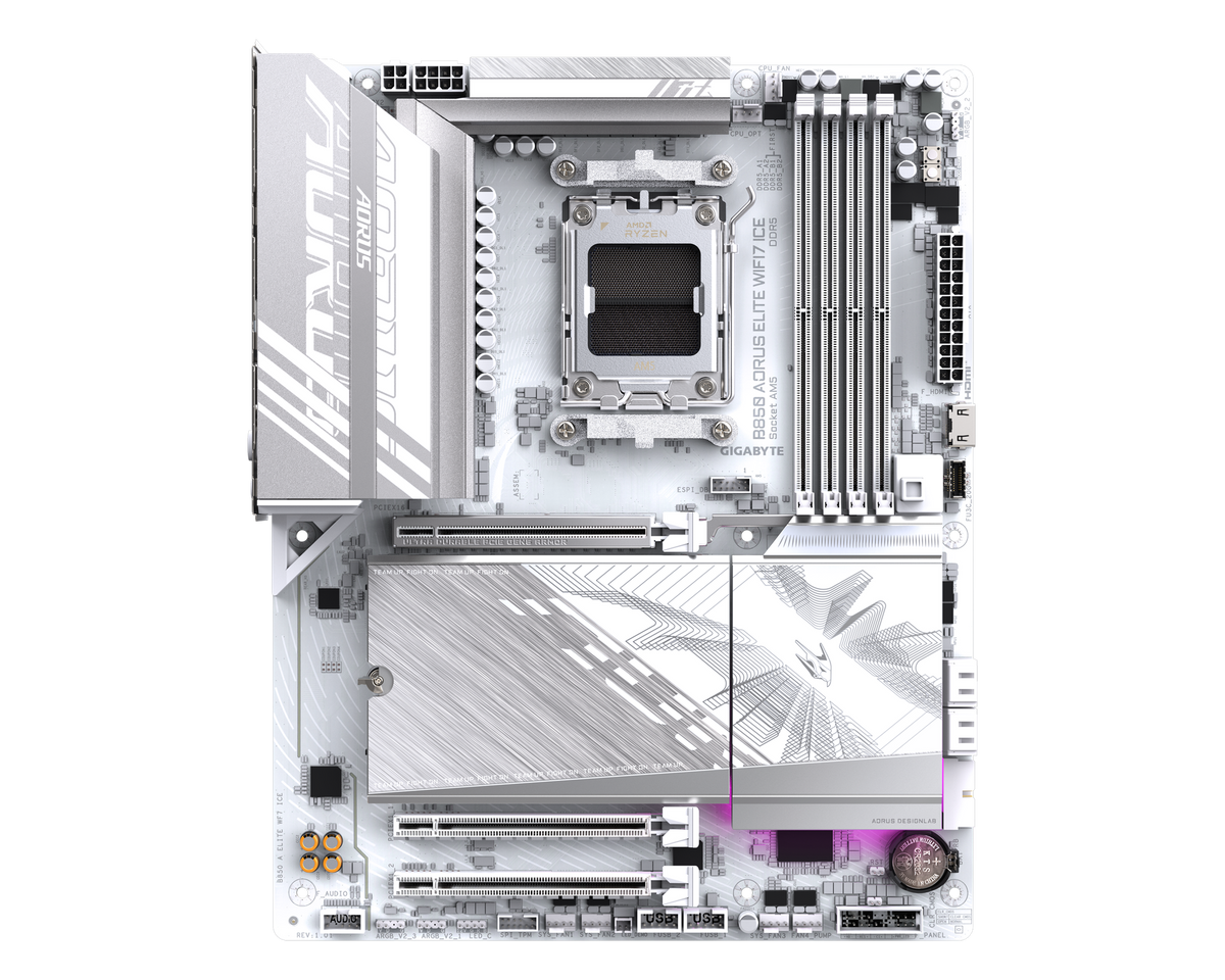 Gigabyte B850 AORUS ELITE WIFI7 ICE — 1