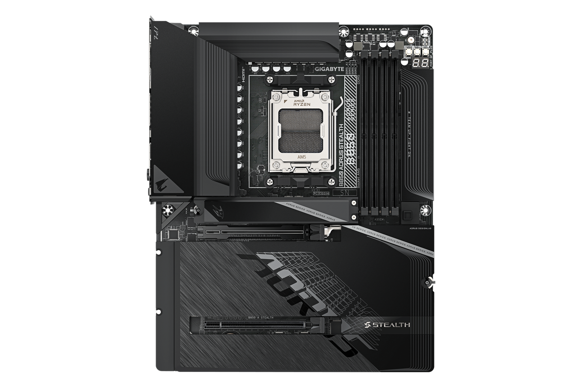 Gigabyte B850 AORUS STEALTH — 1