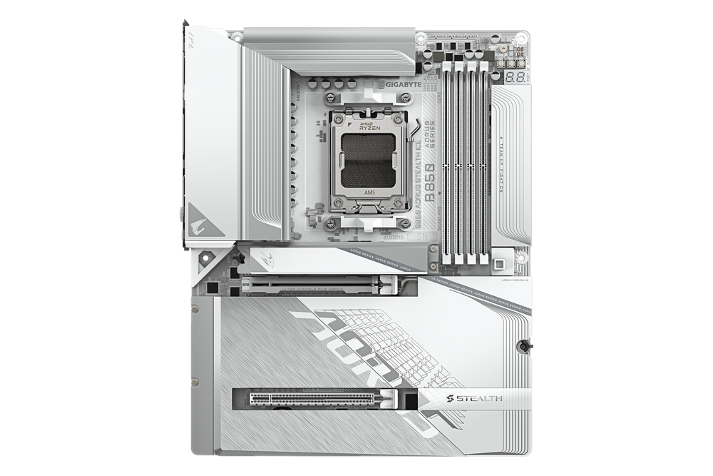 Gigabyte B850 AORUS STEALTH ICE — 1