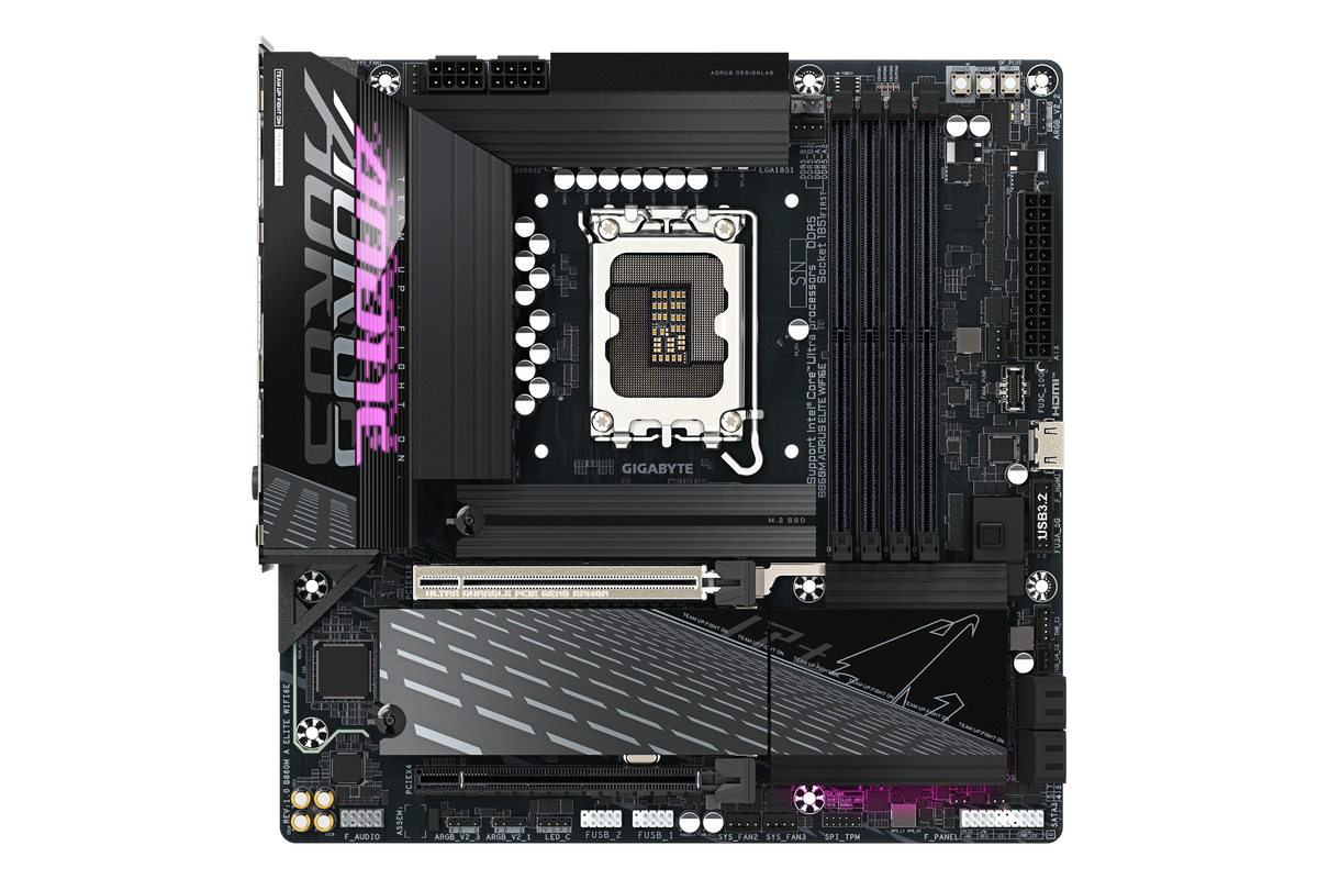 Gigabyte B860M AORUS ELITE WIFI6E — 1