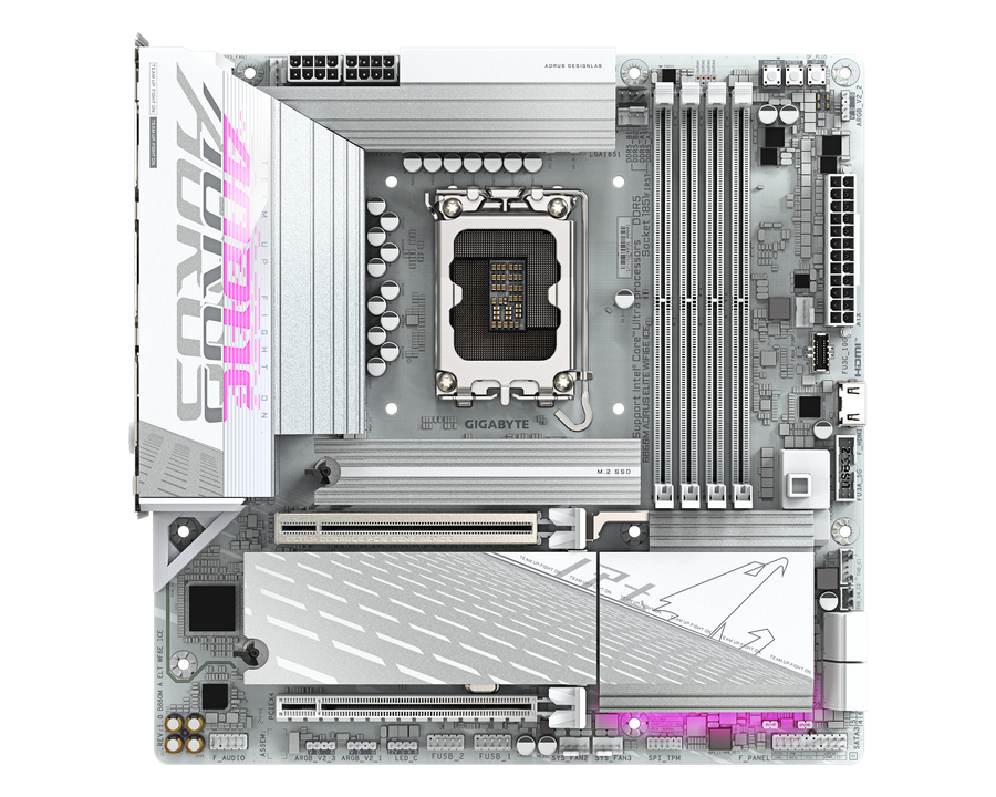 Gigabyte B860M AORUS ELITE WIFI6E ICE — 1