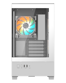 Gigabyte C201 PANORAMIC ICE Micro-ATX Tower — 3