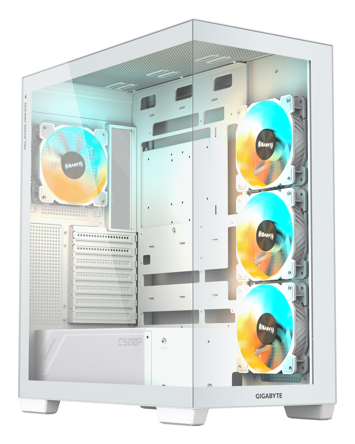 Gigabyte C500 PANORAMIC STEALTH ICE Mid Tower — 1