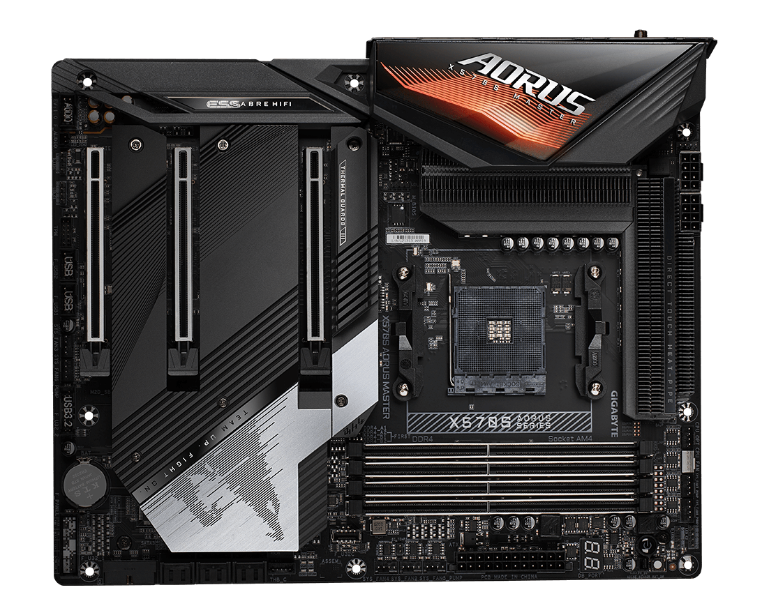 Gigabyte X570S AORUS MASTER — 1