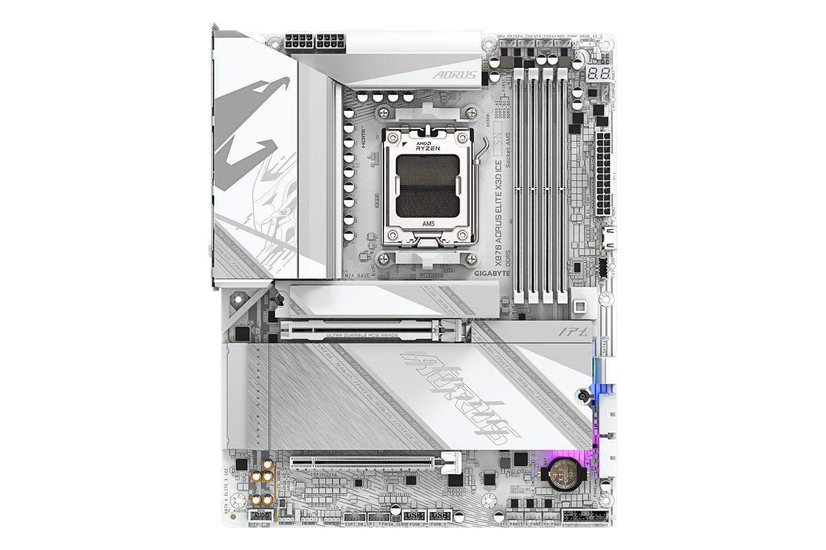 Gigabyte X870 AORUS ELITE X3D ICE — 1