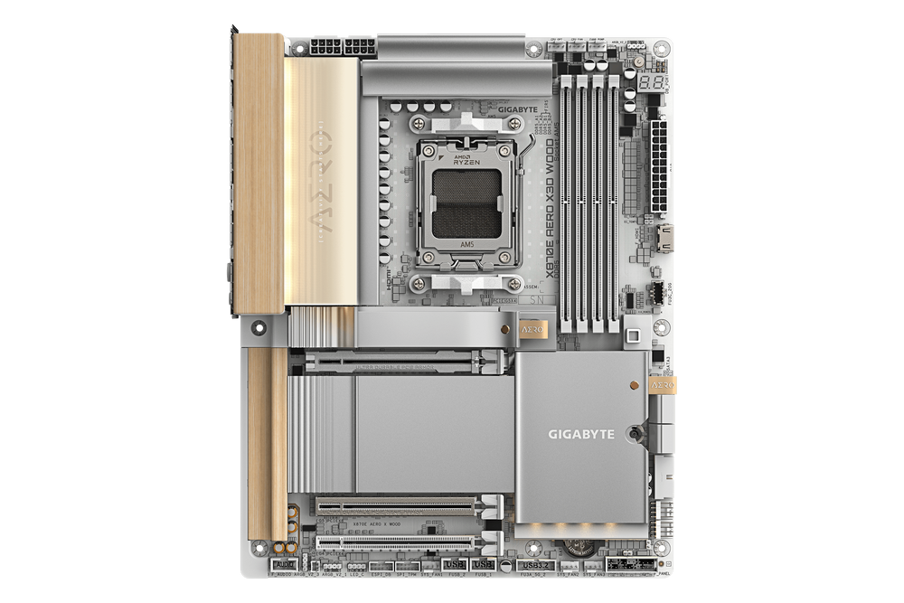 Gigabyte X870E AERO X3D WOOD — 1