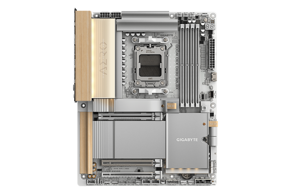 Gigabyte X870E AERO X3D WOOD — 1