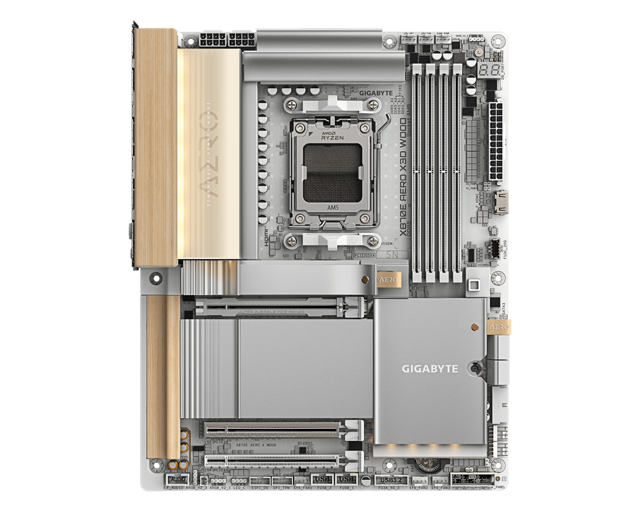 Gigabyte X870E AERO X3D WOOD — 1