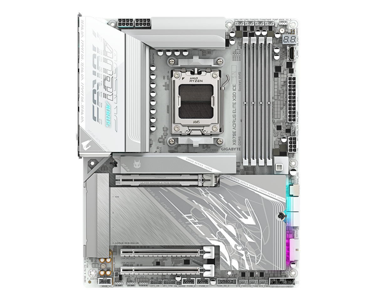 Gigabyte X870E AORUS ELITE X3D ICE — 1