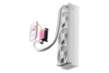 HYTE THICC Q80 Trio AIO Liquid Cooler White — 1