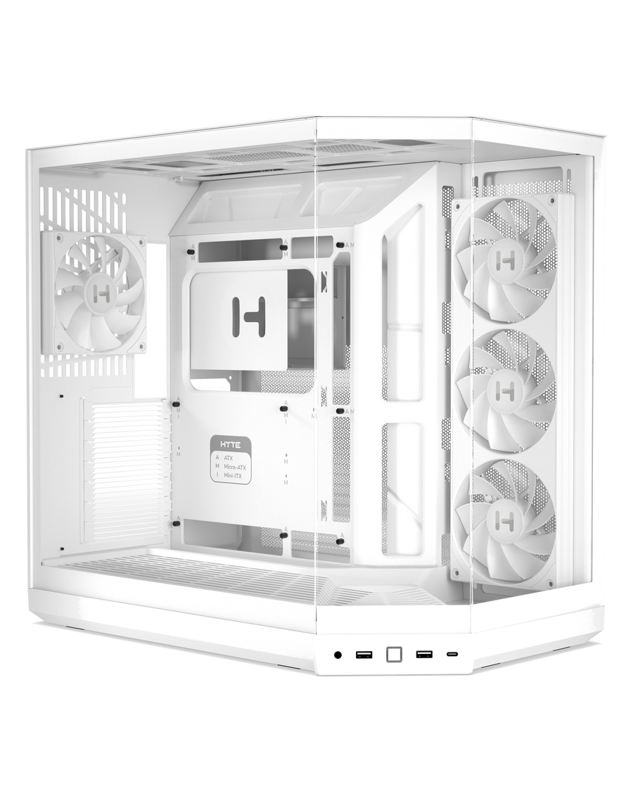 HYTE Y50 RGB Snow White — 1