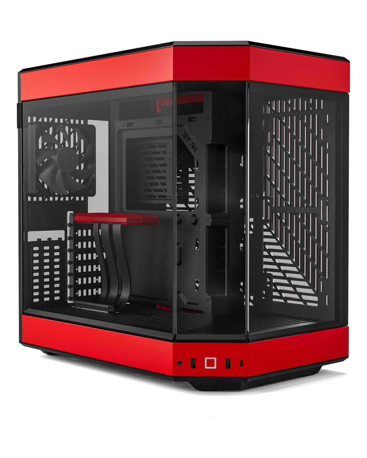 HYTE Y60 Black Cherry Mid Tower — 1