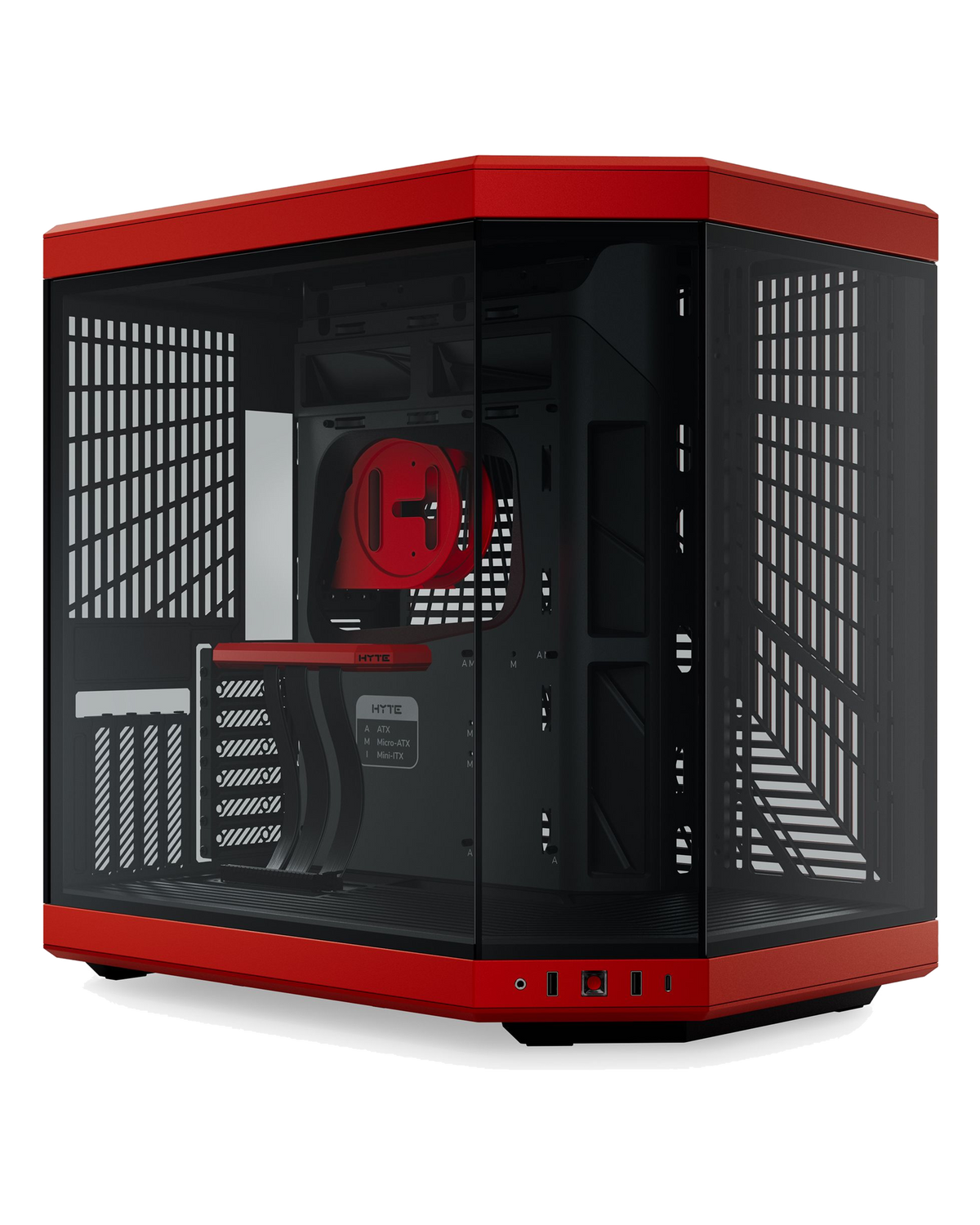 HYTE Y70 Black Cherry Mid Tower — 1