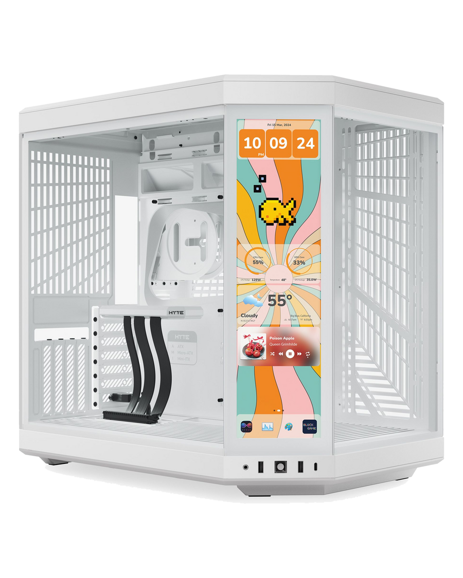 HYTE Y70 Touch Infinite Snow White Mid Tower — 1