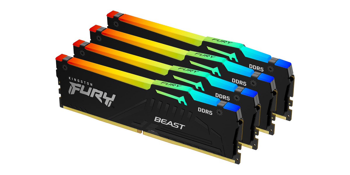 Kingston FURY Beast RGB 128GB (4x32GB) DDR5-5600 CL40 — 1