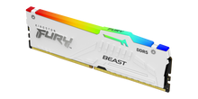 Kingston FURY Beast RGB 64GB (2x32GB) DDR5-6000 CL36 White — 2