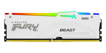Kingston FURY Beast RGB 64GB (2x32GB) DDR5-6400 CL32 White XMP — 3