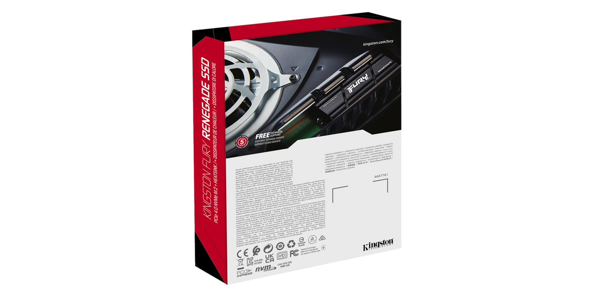 Kingston FURY Renegade 4TB PCIe 4.0 NVMe with Heatsink — 4
