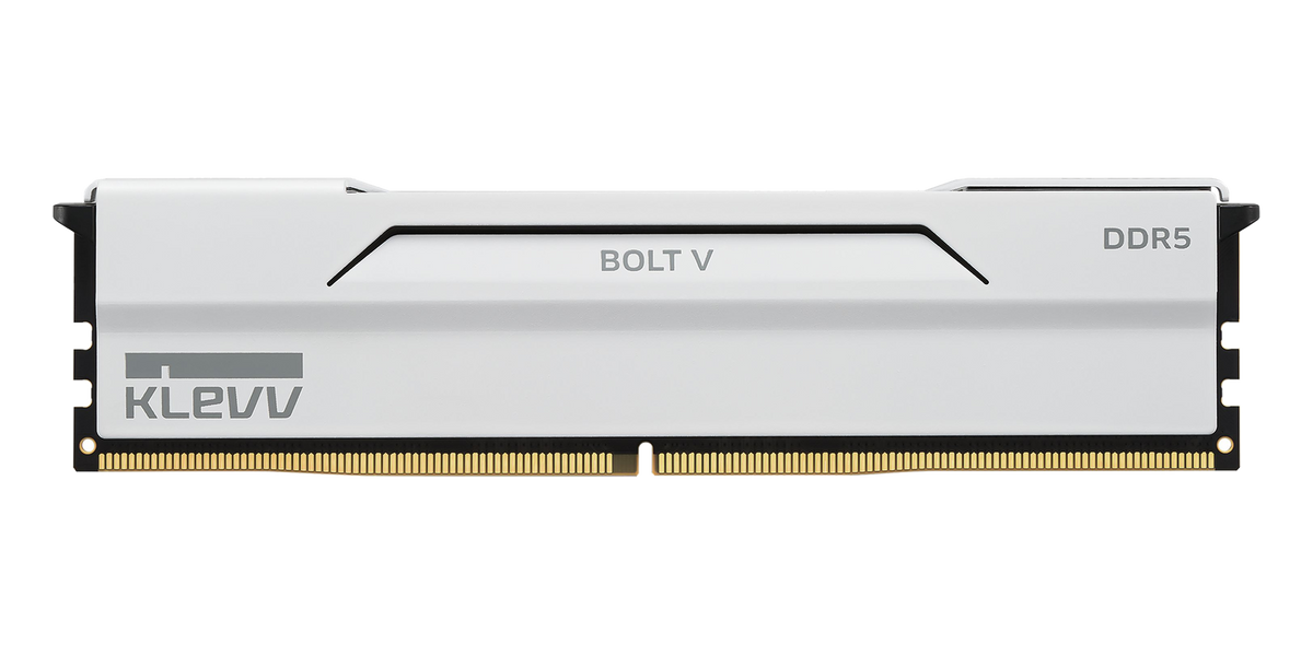 KLEVV BOLT V 32GB (2x16GB) DDR5-6400 CL30 White (KD5AGUA80-64B300I) — 1