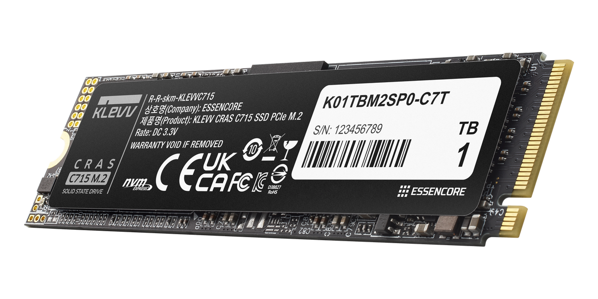 KLEVV CRAS C715 1TB PCIe 3.0 NVMe — 2