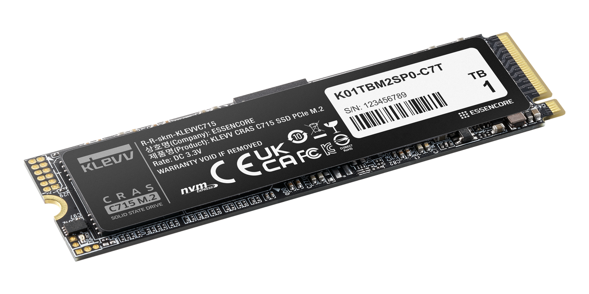 KLEVV CRAS C715 1TB PCIe 3.0 NVMe — 3