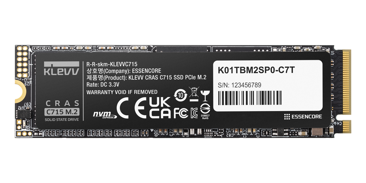KLEVV CRAS C715 512GB PCIe 3.0 NVMe — 1